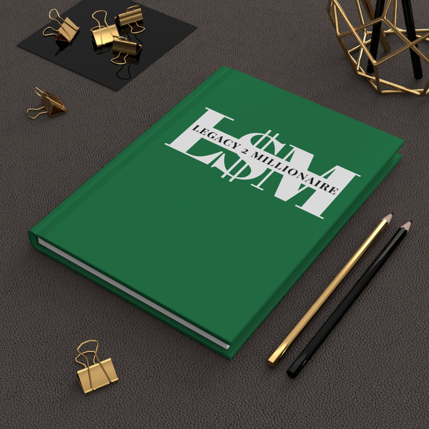 DNT: Legacy 2 Millionaire - Hardcover Journal Matte (Green)