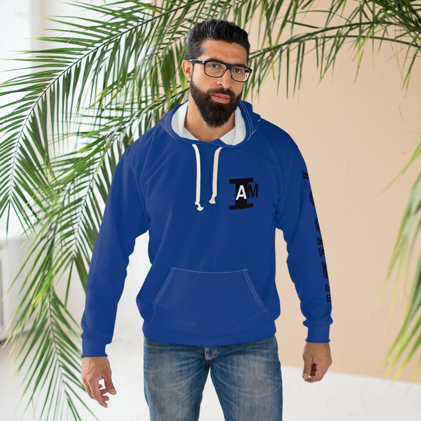 I Am: TUCKER - Unisex Pullover Hoodie (Blue)