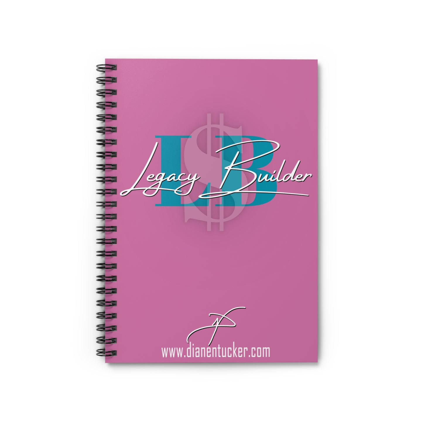 DNT: Legacy Builder - Spiral Notebook - Ruled Line (Pink)