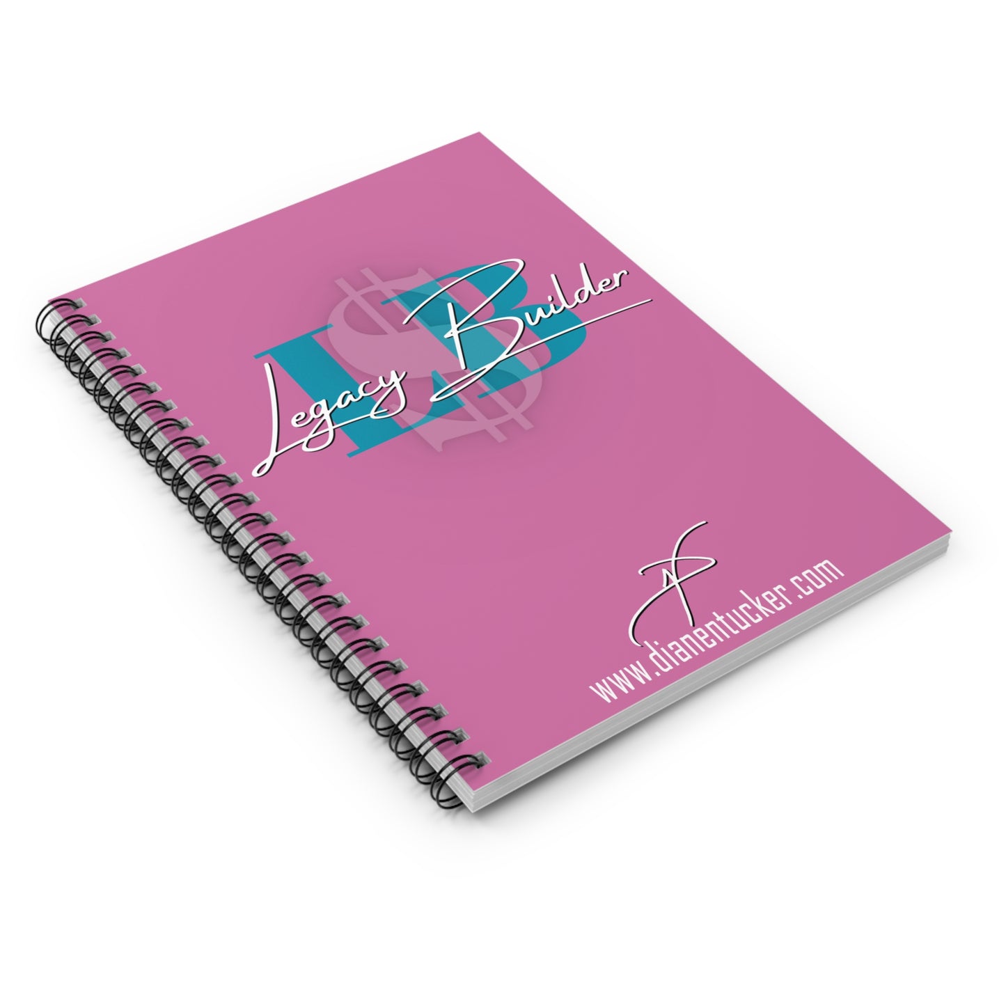 DNT: Legacy Builder - Spiral Notebook - Ruled Line (Pink)