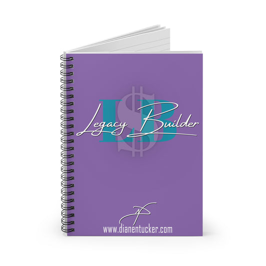 DNT: Legacy Builder - Spiral Notebook - Ruled Line (Light Purple)