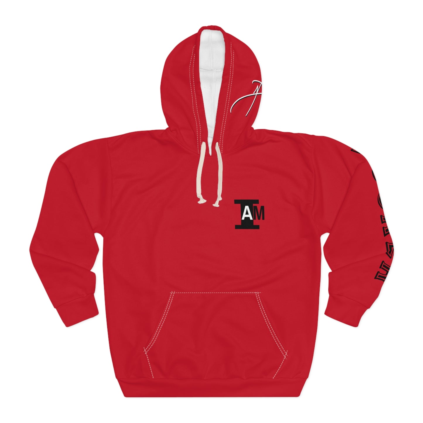 I Am: TUCKER - Unisex Pullover Hoodie (Red)