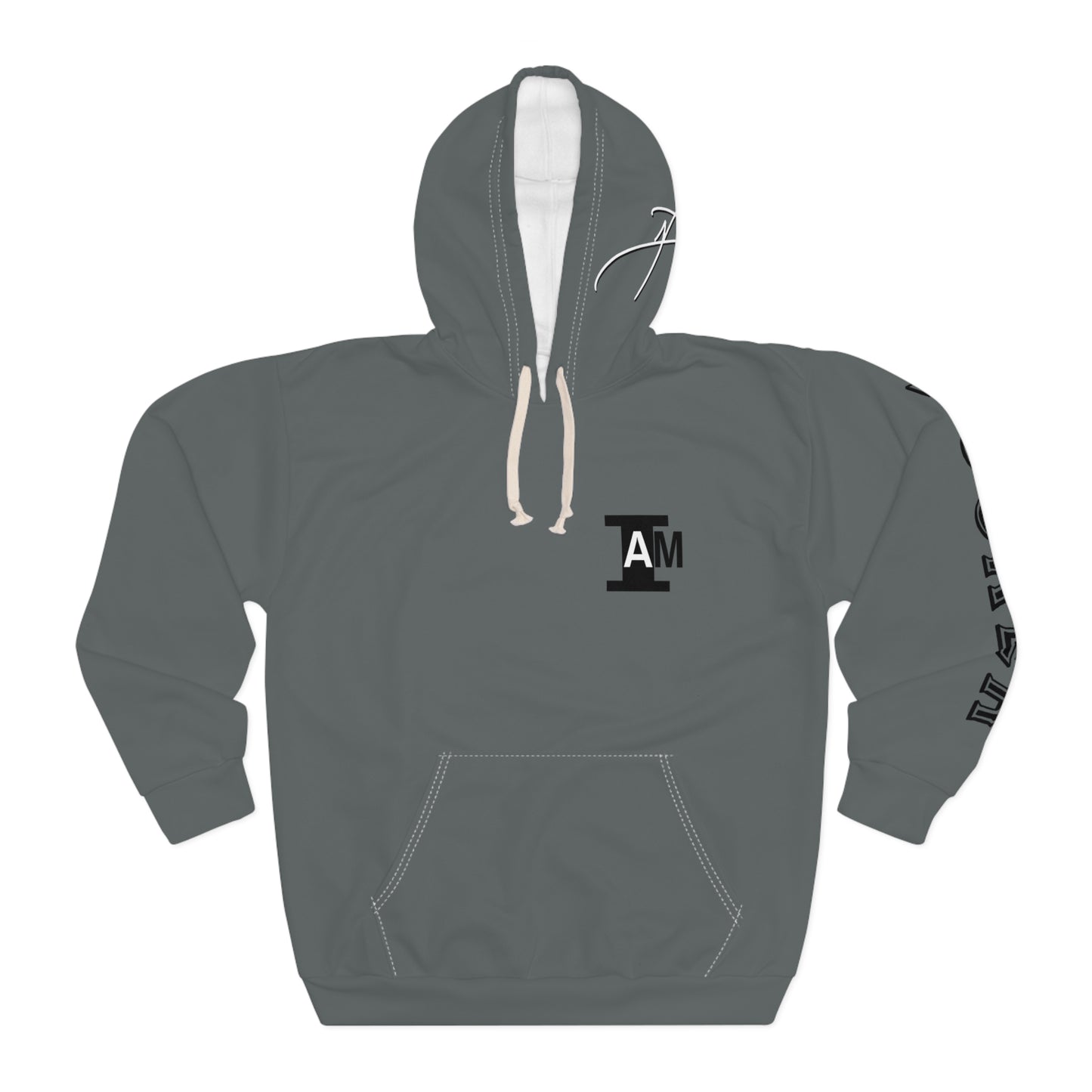 I Am: TUCKER - Unisex Pullover Hoodie (Grey)