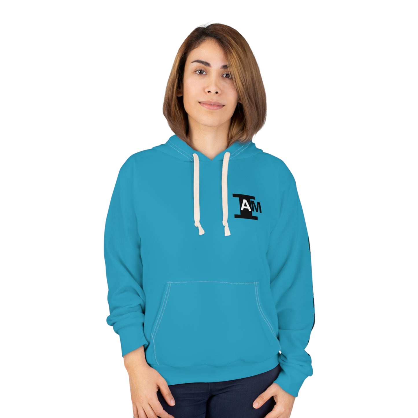 I Am: TUCKER - Unisex Pullover Hoodie (Turquoise)