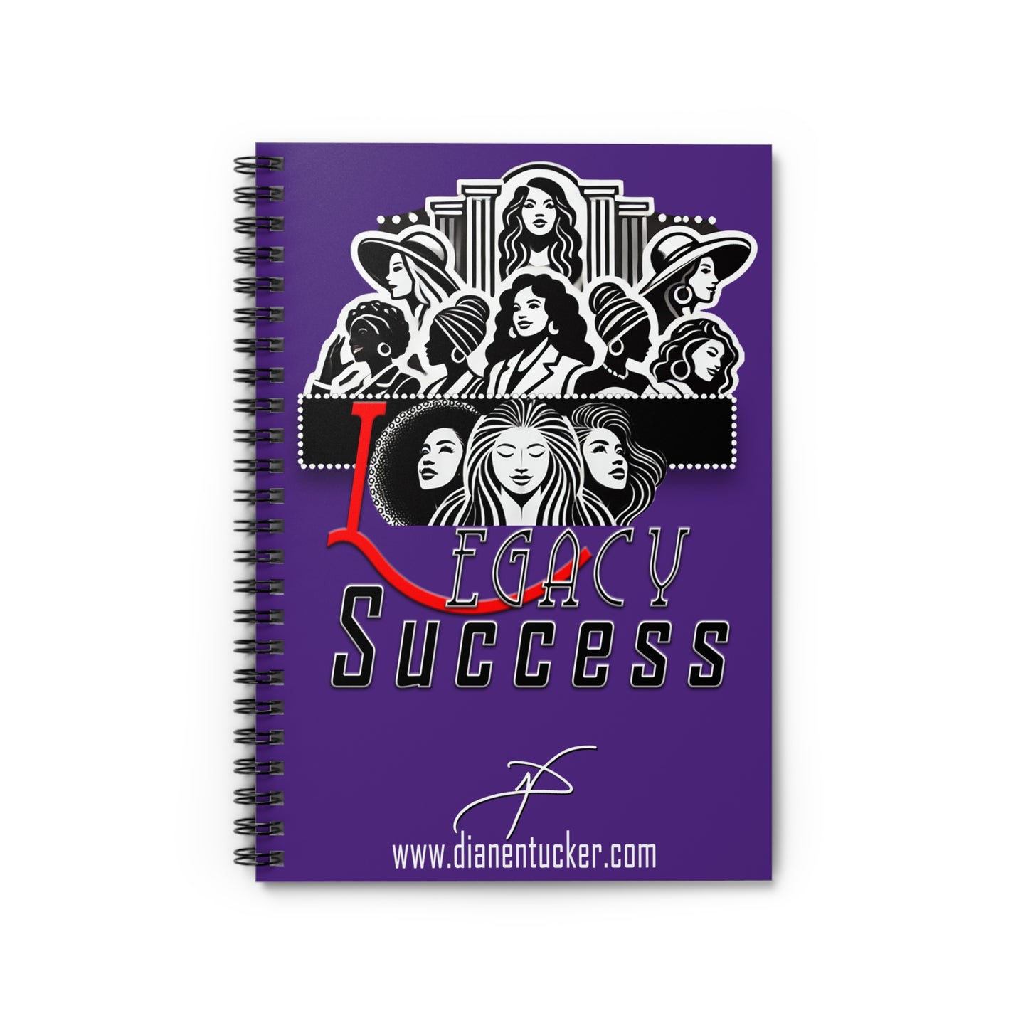 DNT: Legacy Success - Spiral Notebook - Ruled Line (Purple)