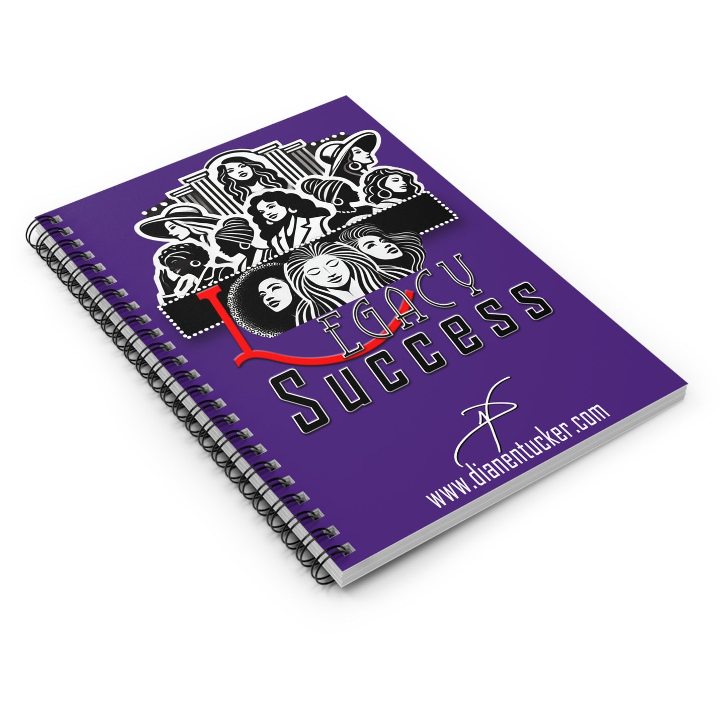 DNT: Legacy Success - Spiral Notebook - Ruled Line (Purple)