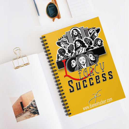 DNT: Legacy Success - Spiral Notebook - Ruled Line (Yellow)