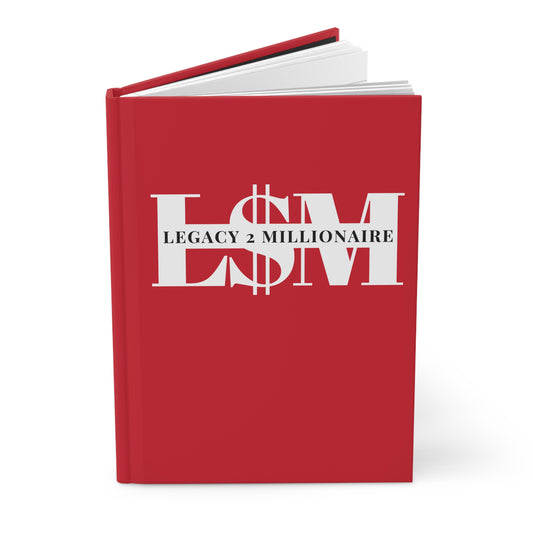 DNT: Legacy 2 Millionaire - Hardcover Journal Matte (Red)