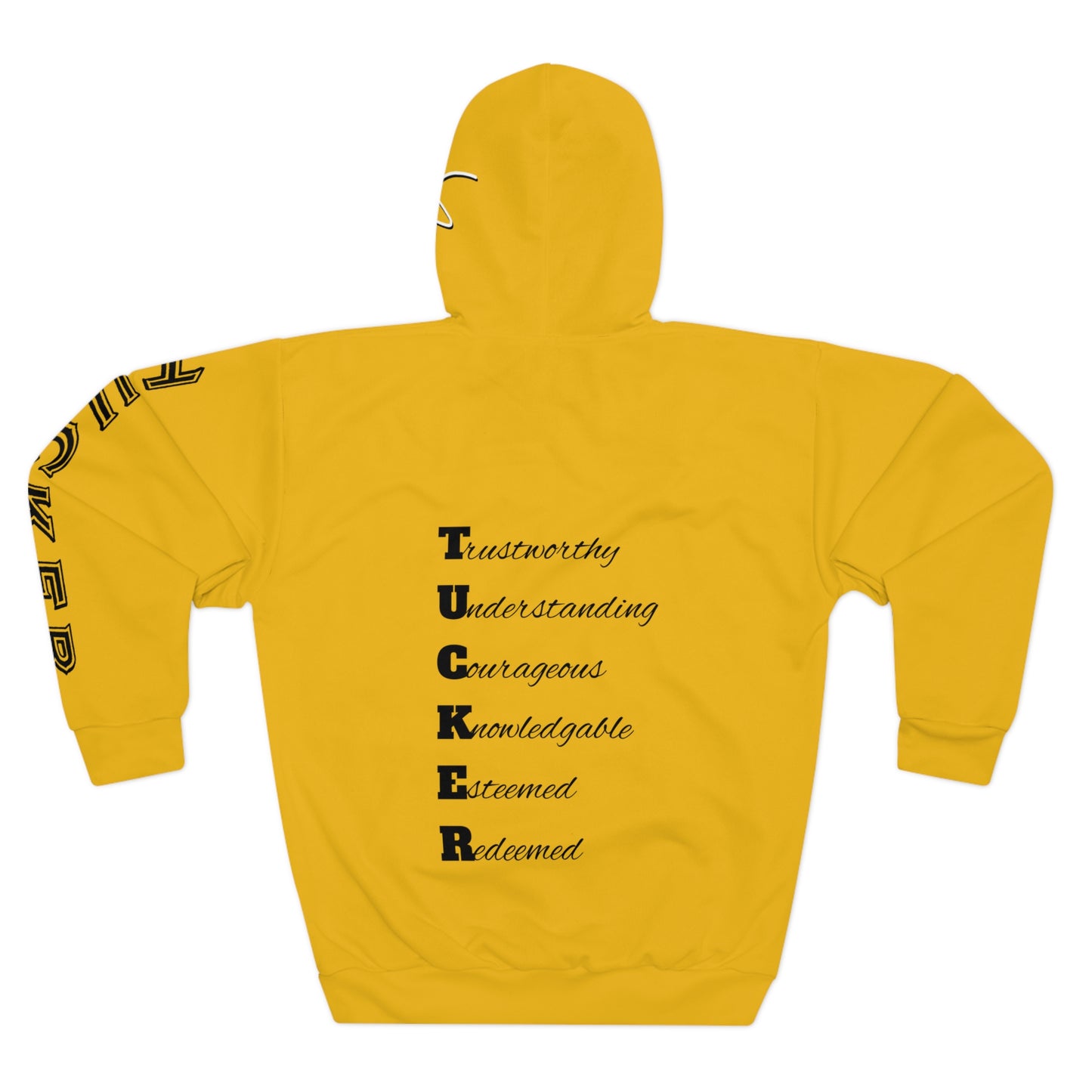 I Am: TUCKER - Unisex Pullover Hoodie (Yellow)