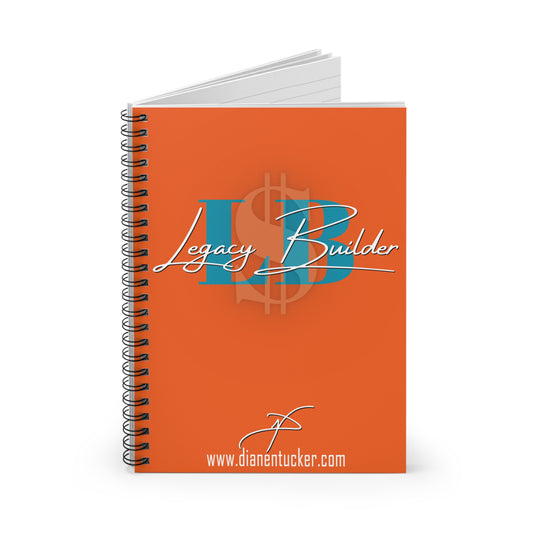 DNT: Legacy Builder - Spiral Notebook - Ruled Line (Orange)