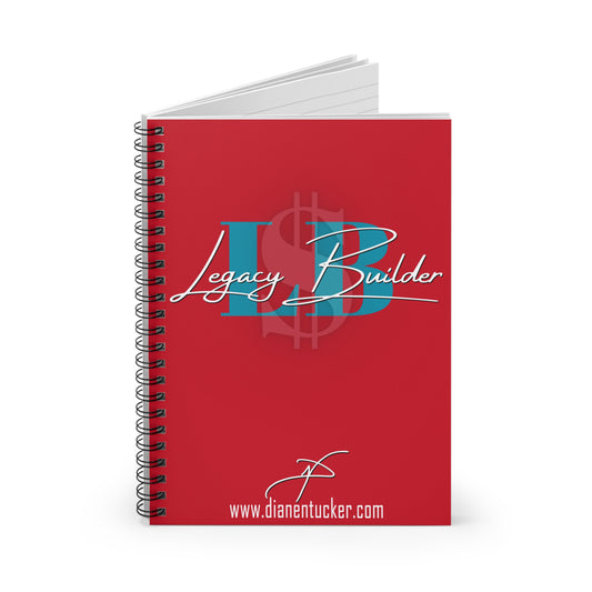 DNT: Legacy Builder - Spiral Notebook - Ruled Line (Red)