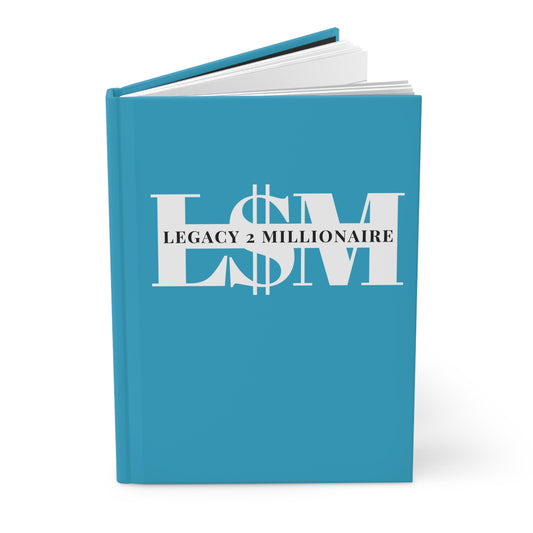 DNT: Legacy 2 Millionaire - Hardcover Journal Matte (Turquoise)