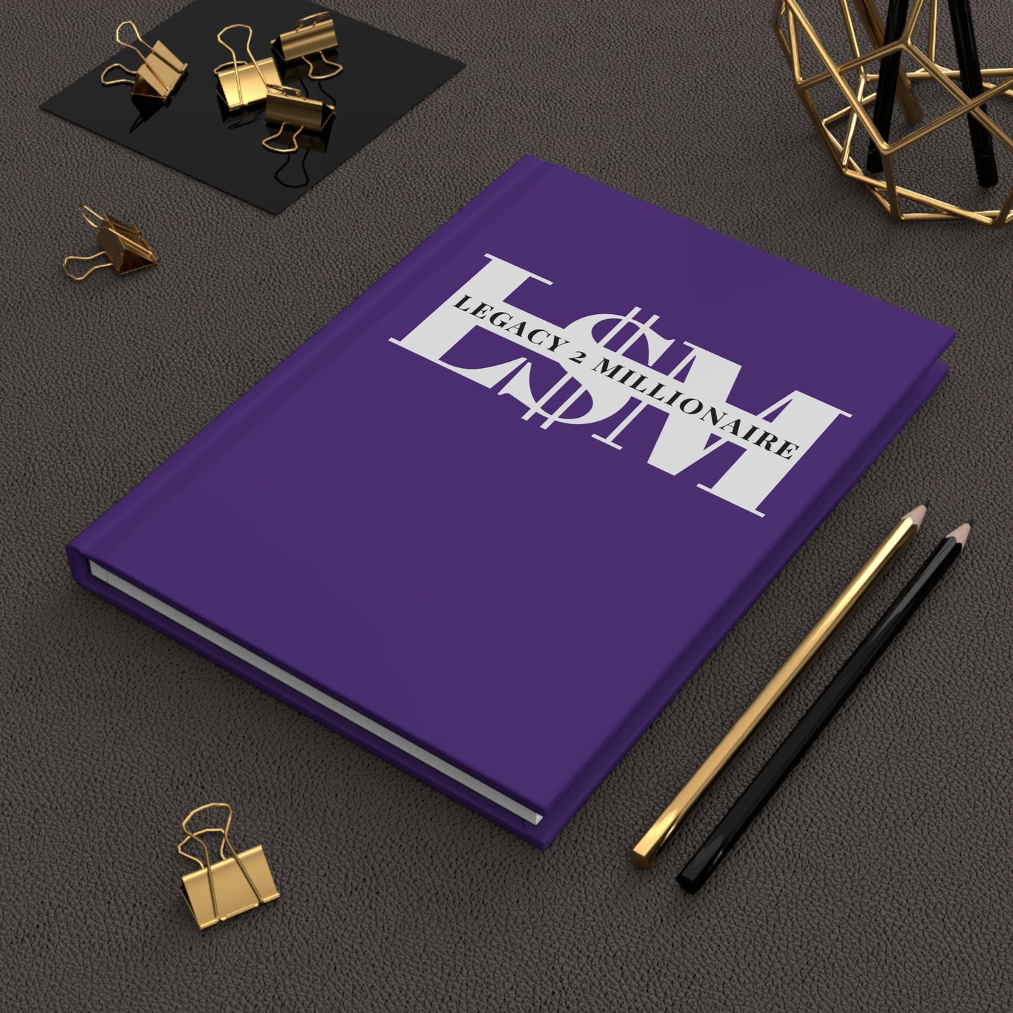 DNT: Legacy 2 Millionaire - Hardcover Journal Matte (Purple)