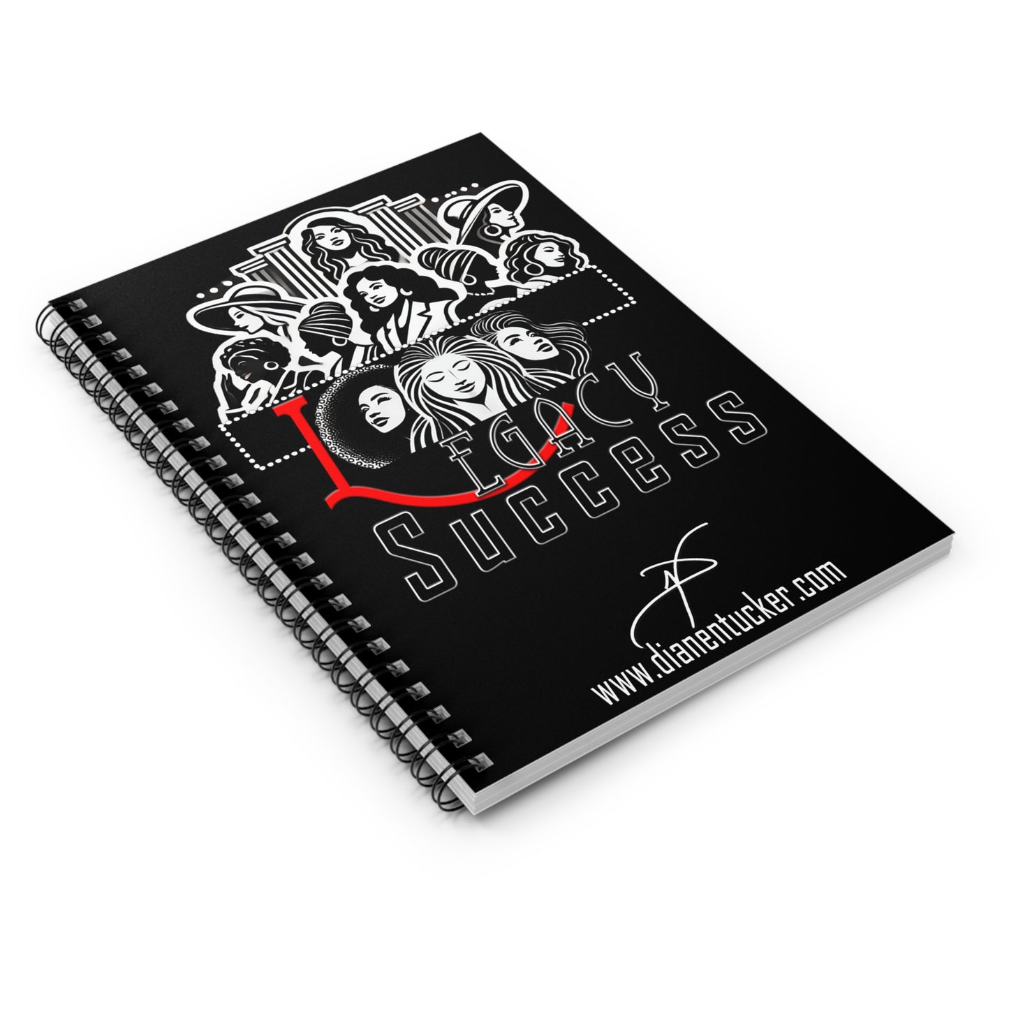 DNT: Legacy Success - Spiral Notebook - Ruled Line (Black)