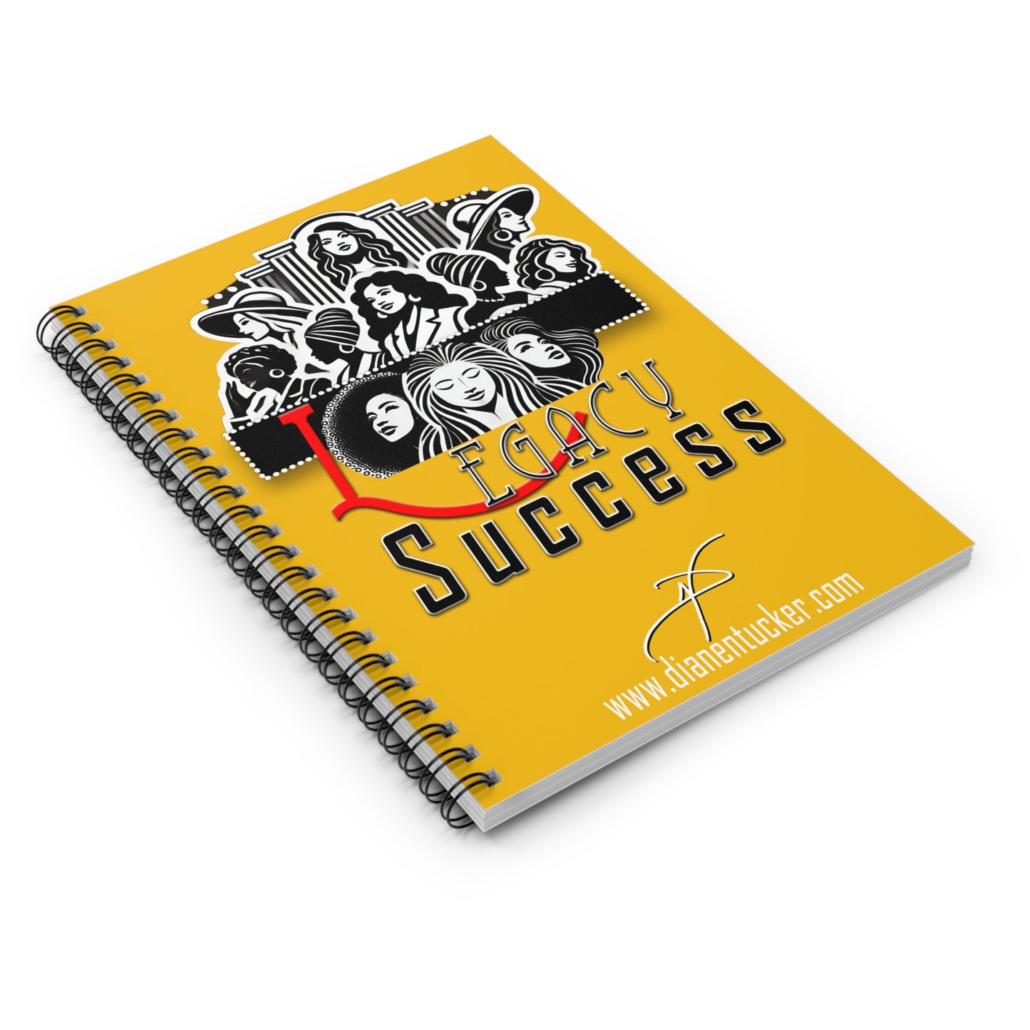 DNT: Legacy Success - Spiral Notebook - Ruled Line (Yellow)