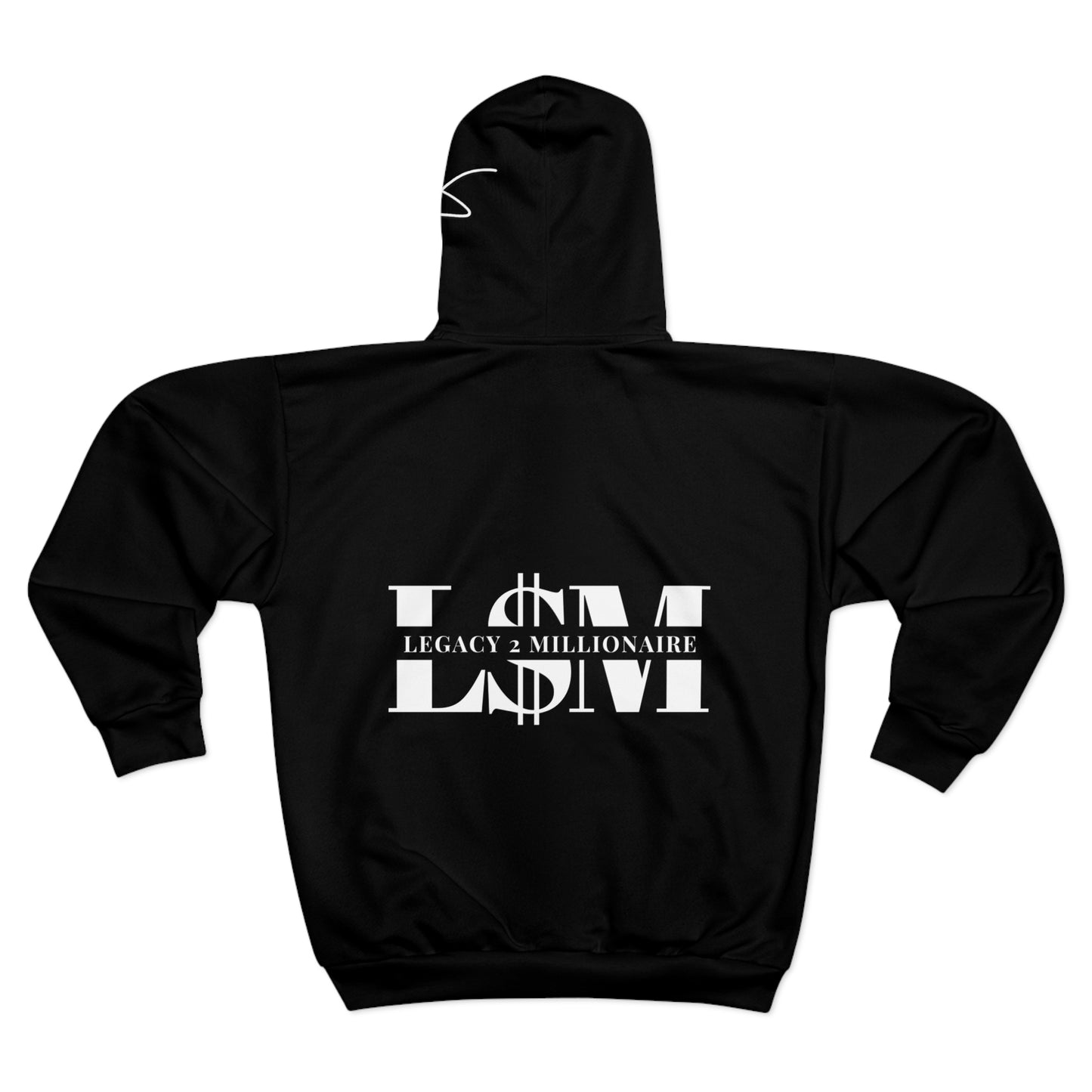 DNT: Legacy 2 Millionaire - Unisex Zip Hoodie (Black)