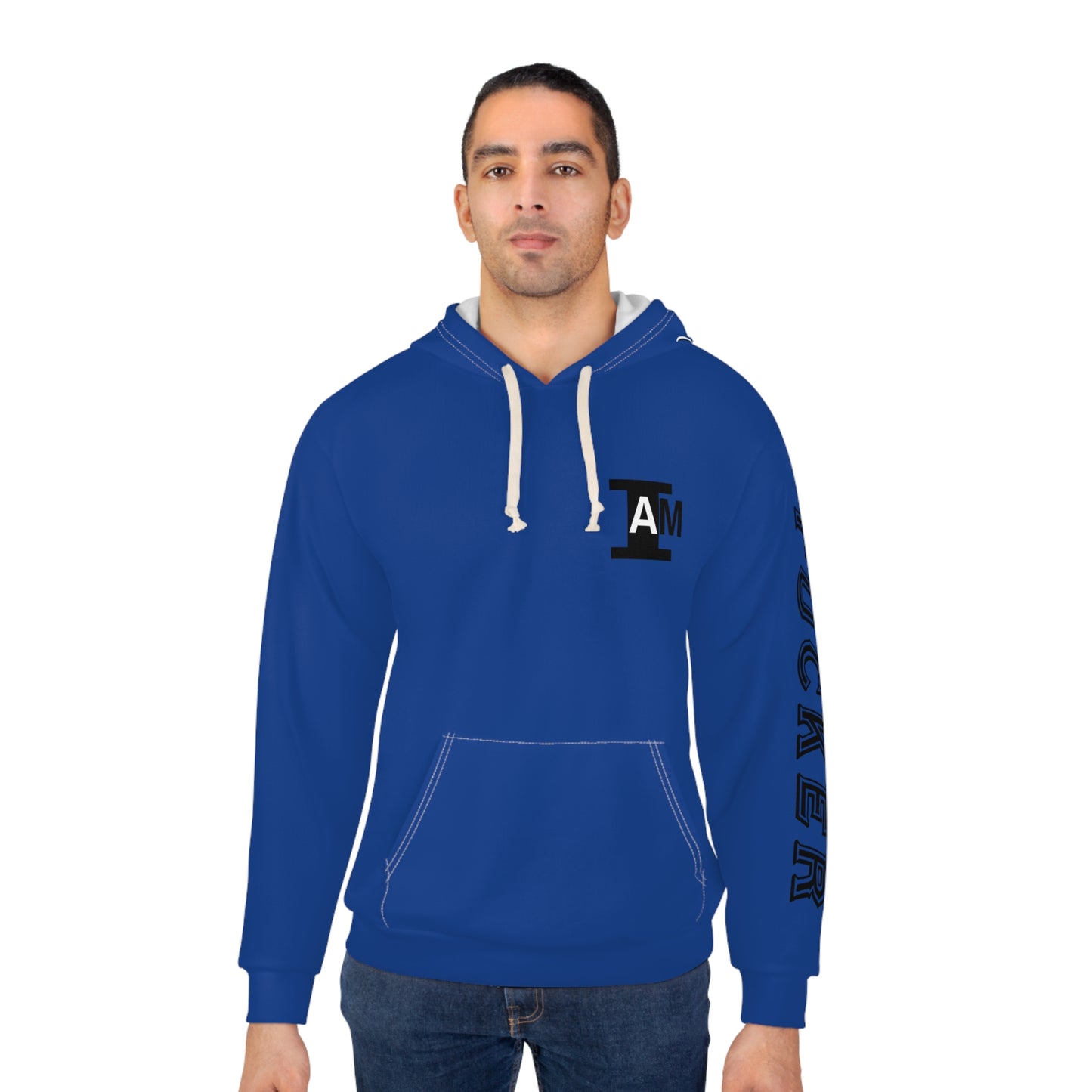 I Am: TUCKER - Unisex Pullover Hoodie (Blue)