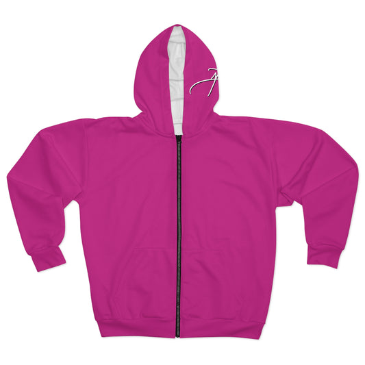 DNT: Legacy Success - Unisex Zip Hoodie (Pink)