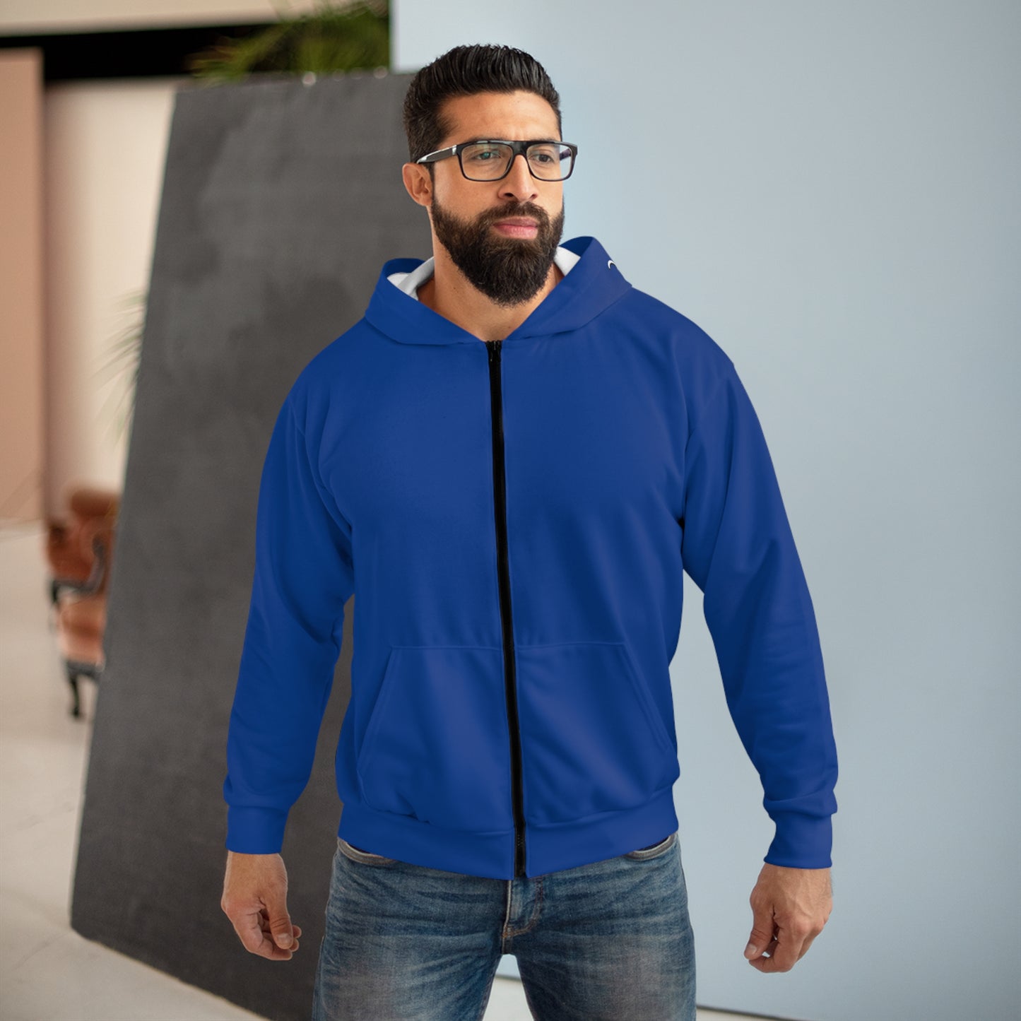 DNT: Legacy 2 Millionaire - Unisex Zip Hoodie (Blue)