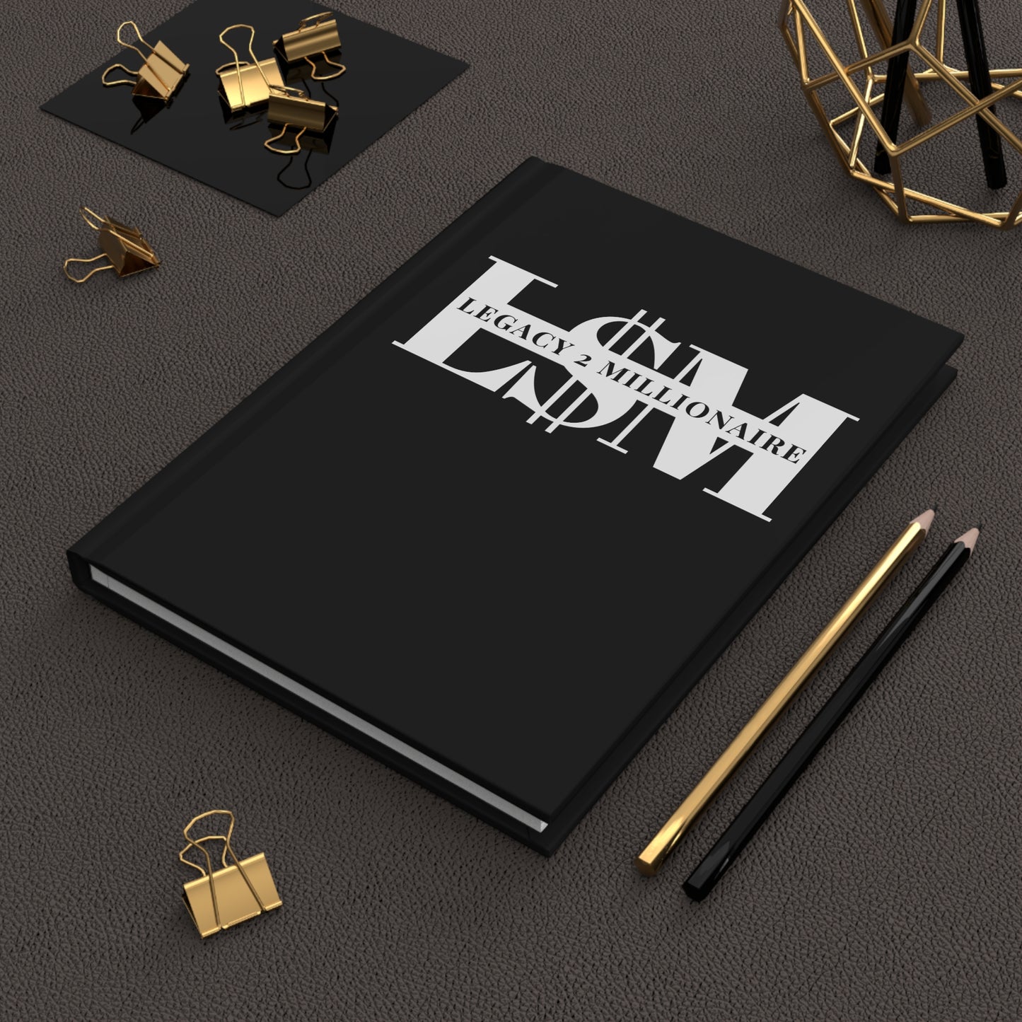 DNT: Legacy 2 Millionaire - Hardcover Journal Matte (Black)