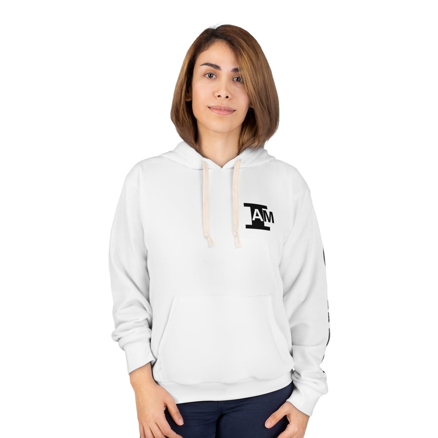 I Am: TUCKER - Unisex Pullover Hoodie (White)