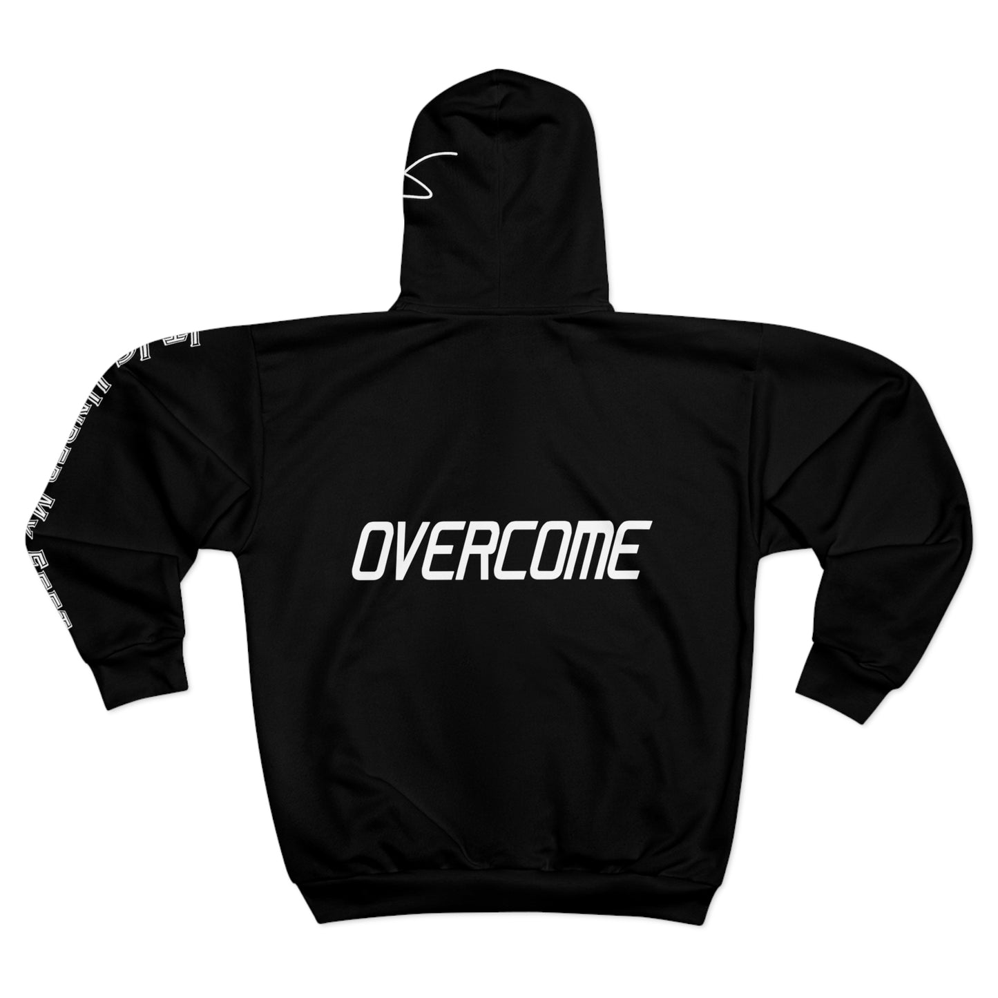 I Have: OVERCOME (It Is Under My Feet) - Unisex Zip Hoodie (Black)