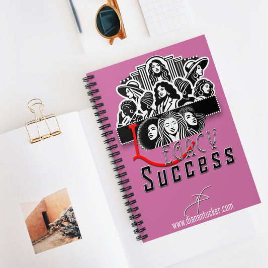 DNT: Legacy Success - Spiral Notebook - Ruled Line (Pink)