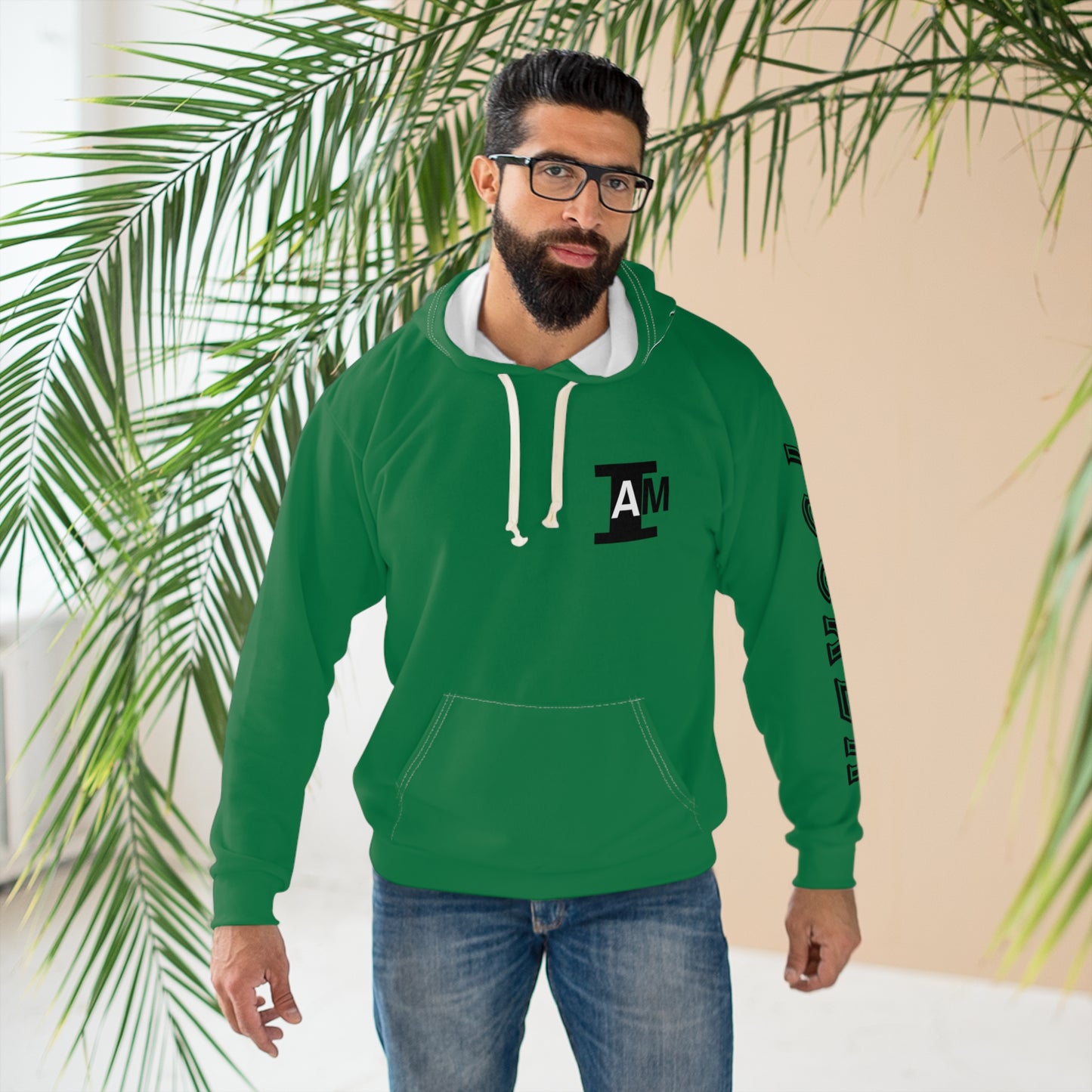 I Am: TUCKER - Unisex Pullover Hoodie (Green)