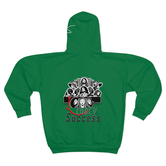 DNT: Legacy Success - Unisex Zip Hoodie (Green)