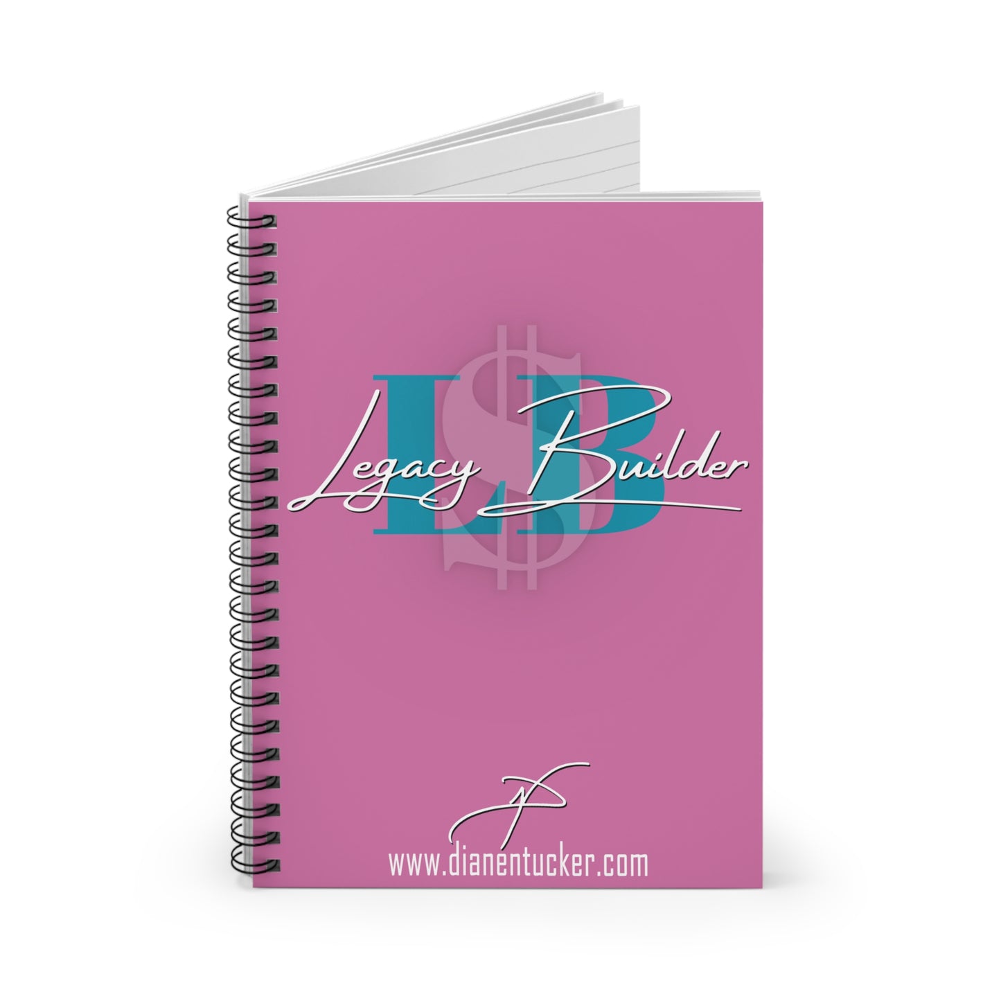 DNT: Legacy Builder - Spiral Notebook - Ruled Line (Pink)