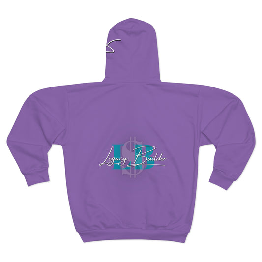 DNT: Legacy Builder - Unisex Zip Hoodie (Light Purple)