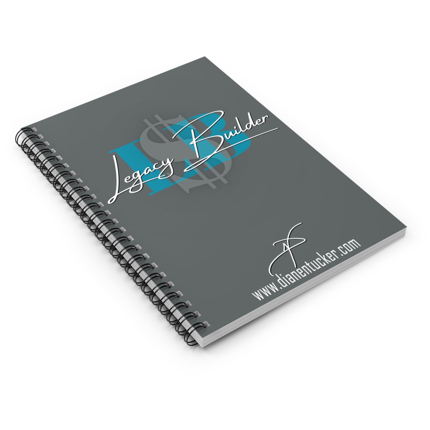 DNT: Legacy Builder - Spiral Notebook - Ruled Line (Dark Grey)