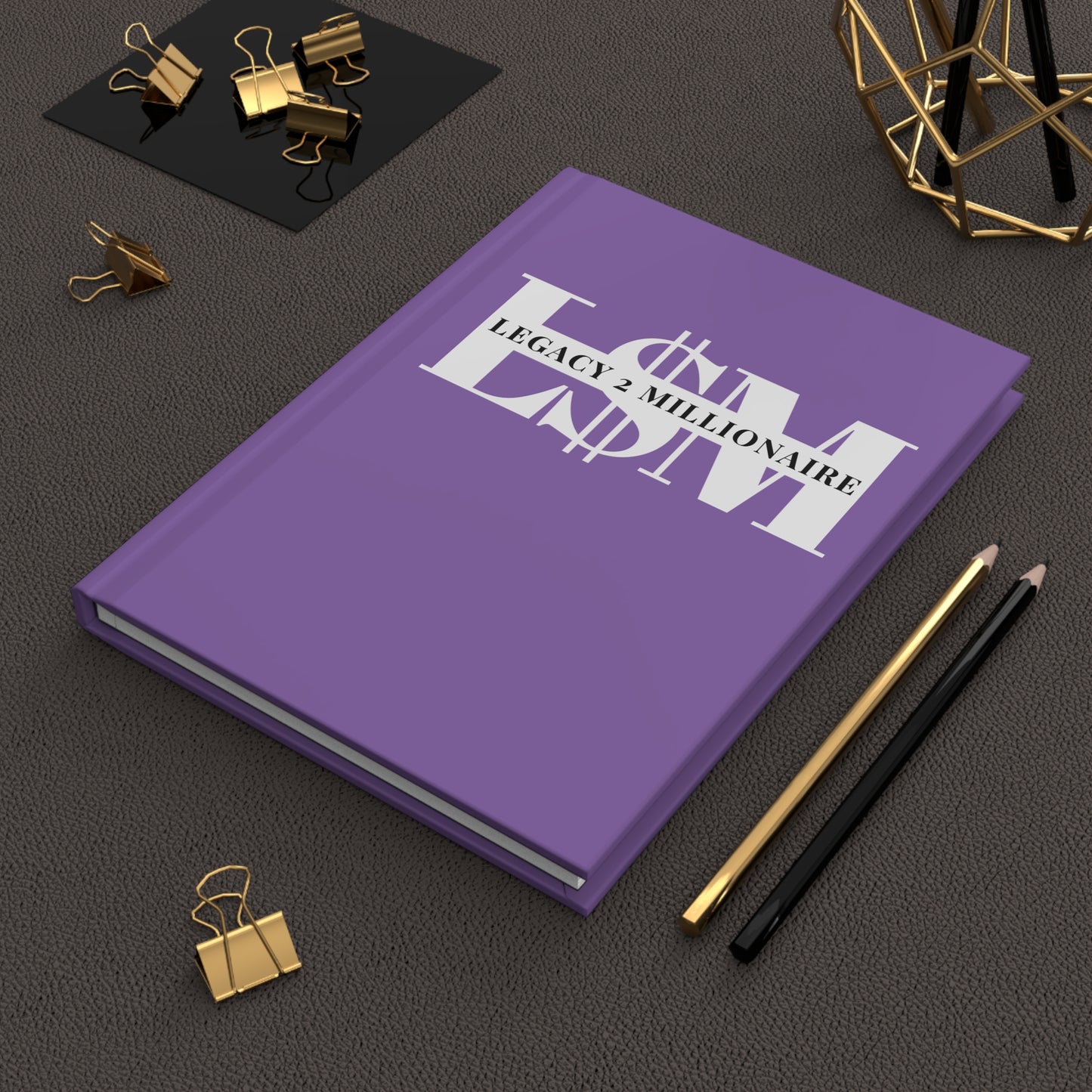 DNT: Legacy 2 Millionaire - Hardcover Journal Matte (Light Purple)