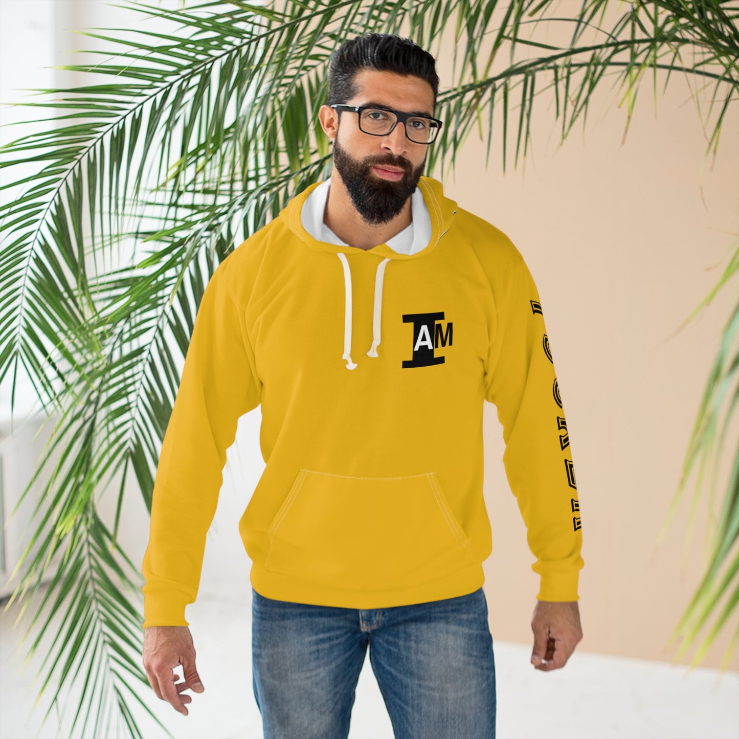 I Am: TUCKER - Unisex Pullover Hoodie (Yellow)