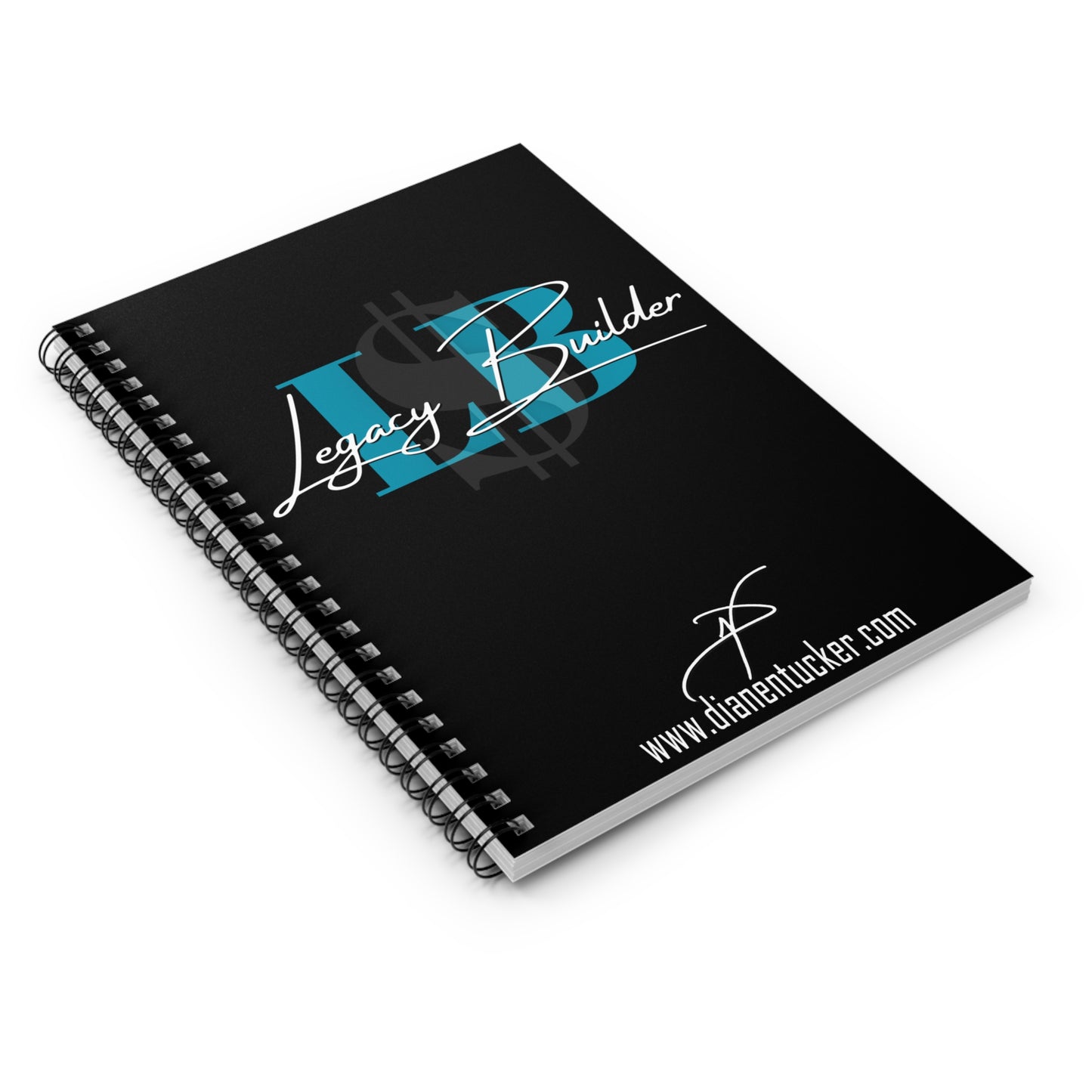 DNT: Legacy Builder - Spiral Notebook - Ruled Line (Black)