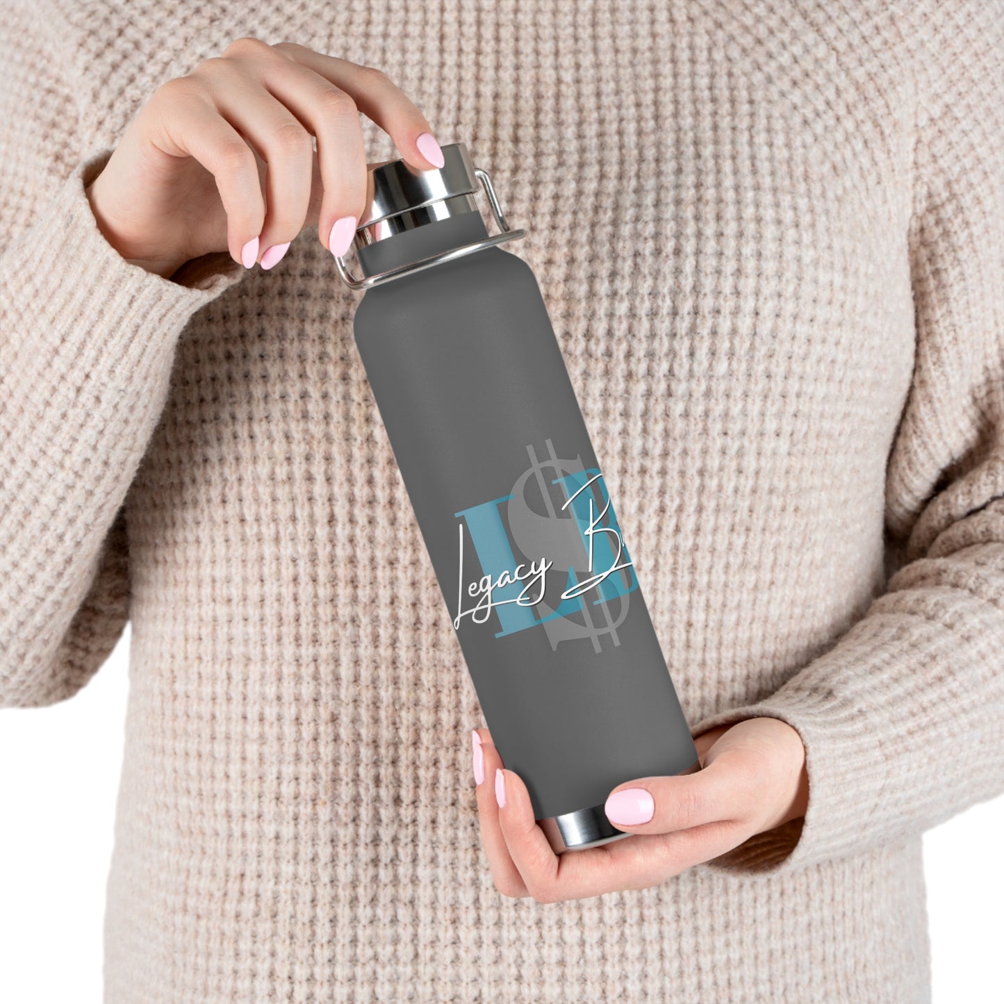 DNT: Legacy Builder - Copper Vacuum Insulated Bottle, 22oz (8 Colors)