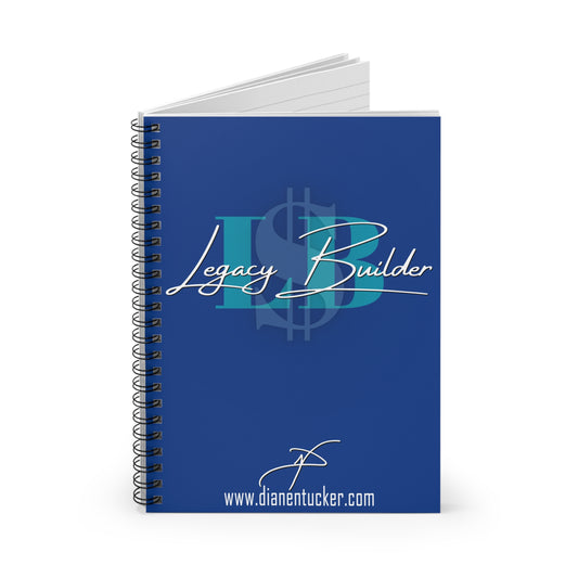 DNT: Legacy Builder - Spiral Notebook - Ruled Line (Blue)