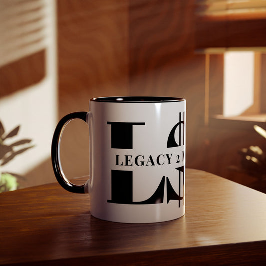 DNT: Legacy 2 Millionaire  - Two-Tone Coffee Mugs, 11oz (8 Colors)