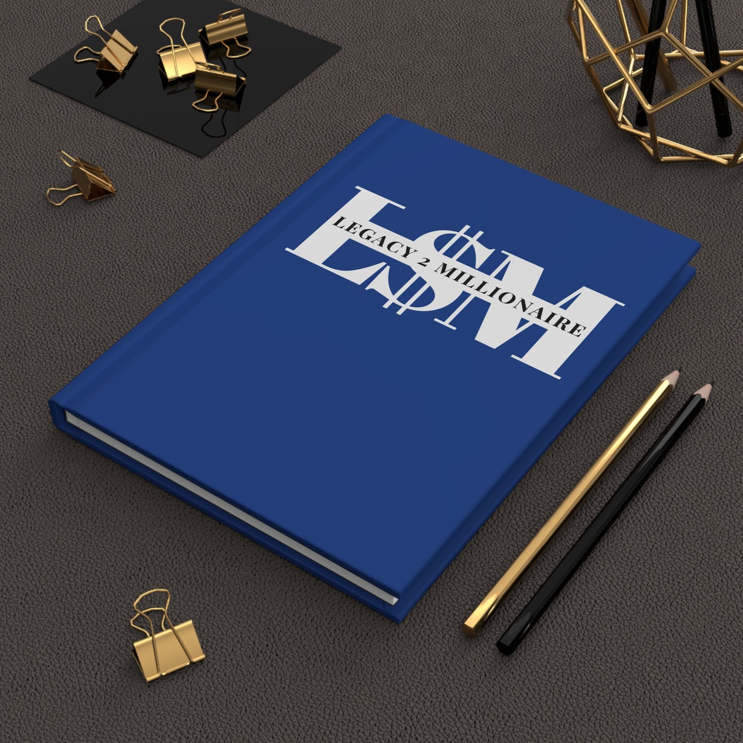 DNT: Legacy 2 Millionaire - Hardcover Journal Matte (Blue)